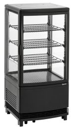 Mini vitrine réfrigérée 75L2T noir - Bartscher – Image 10