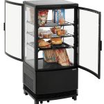 Mini vitrine réfrigérée 75L2T noir - Bartscher