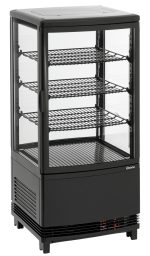 Mini vitrine réfrigérée 75L2T noir - Bartscher – Image 11