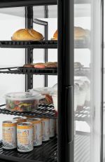 Mini vitrine réfrigérée 75L2T noir - Bartscher – Image 3