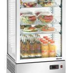 Vitrine réfrig. Mini 78L, inox A2CH - Bartscher