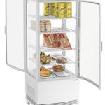 Mini vitrine réfrigérée 98L2T blanc - Bartscher