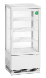 Mini vitrine réfrigérée 78 L, blanche - Bartscher – Image 7