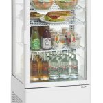 Mini vitrine réfrigérée 78 L, blanche - Bartscher