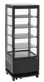 Mini vitrine réfrigérée 98L2T noir - Bartscher – Image 10