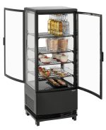 Mini vitrine réfrigérée 98L2T noir - Bartscher – Image 2