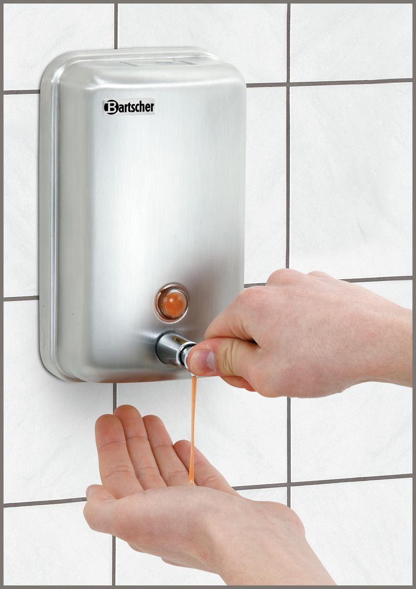 850007_5 Distrib. savon, montage mural,AI,1L - Bartscher – Image 1