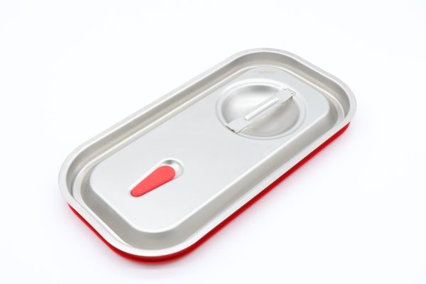 Couvercle gastronorm - 1/3 GN - acier inoxydable - joint étanche à l'air - Maxima 6 Couvercle gastronorm - 1/3 GN - acier inoxydable - joint étanche à l'air - Maxima