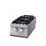 Premium cuisinière - 2 brûleurs - unité simple - profondeur 90 cm - gaz - Maxima