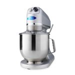 Mixer planétaire - 7 L - jusqu'à 2 kg de pâte - argent - Maxima