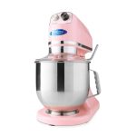 Mixer planétaire - 7 L - jusqu'à 2 kg de pâte - rose - Maxima