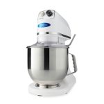 Mixer planétaire - 7 L - jusqu'à 2 kg de pâte - blanc - Maxima