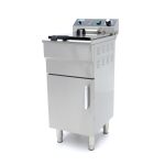 Friteuse - 16 L - 1 panier - avec robinet de vidange et support - 230V - Maxima