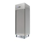 Réfrigérateur - 400 L - 3 étagères réglables (1/1 GN) - acier inoxydable - sur roulettes - Maxima