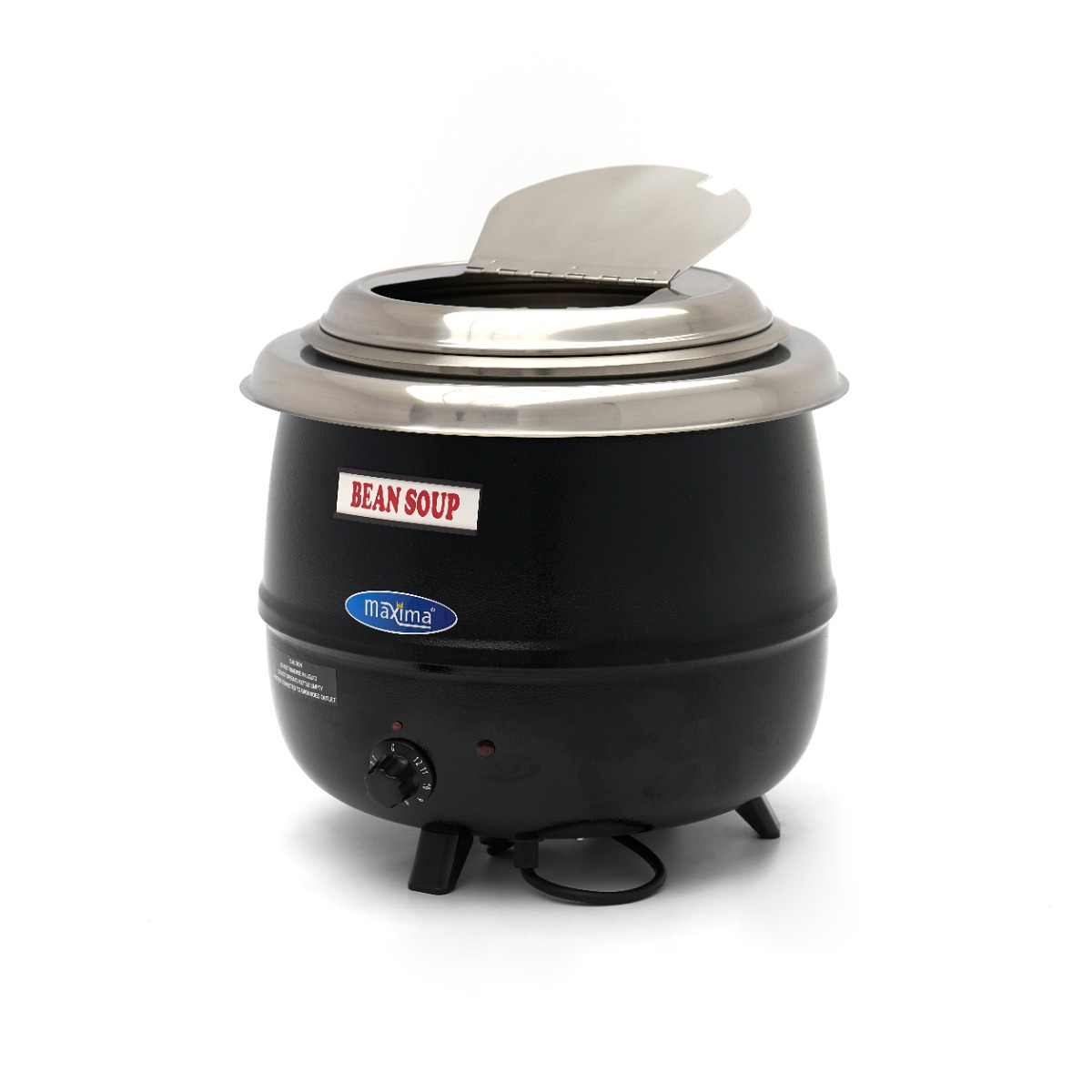 Marmite à soupe – 13 L – Pot intérieur amovible – avec couvercle intégré et encoche pour louche Marmite à soupe – 13 L – Pot intérieur amovible – avec couvercle intégré et encoche pour louche - Maxima – Image 1