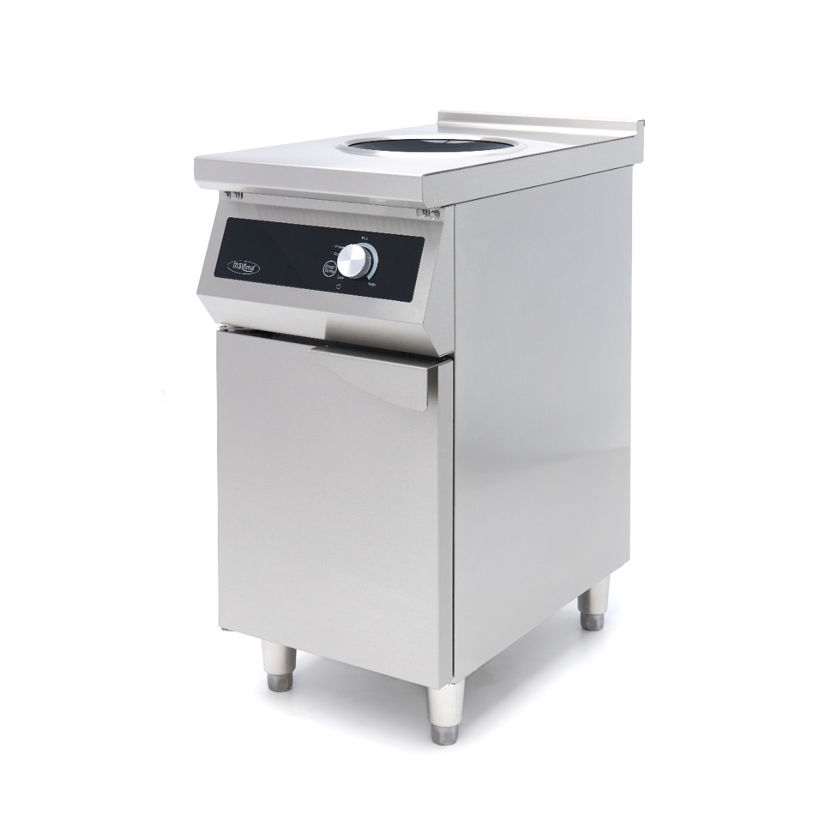 Cuiseur wok à induction 700 – Ø28cm – 5000W – avec support Cuiseur wok à induction 700 – Ø28cm – 5000W – avec support - Maxima – Image 1