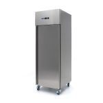 Congélateur - 600 L - 3 étagères réglables (2/1 GN) - acier inoxydable - sur roulettes - Maxima