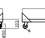SUPPORT POUR SALADETTE 3 PORTES - Combisteel