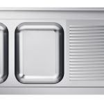 600 ÉVIER 2 À GAUCHE 2000 - Combisteel