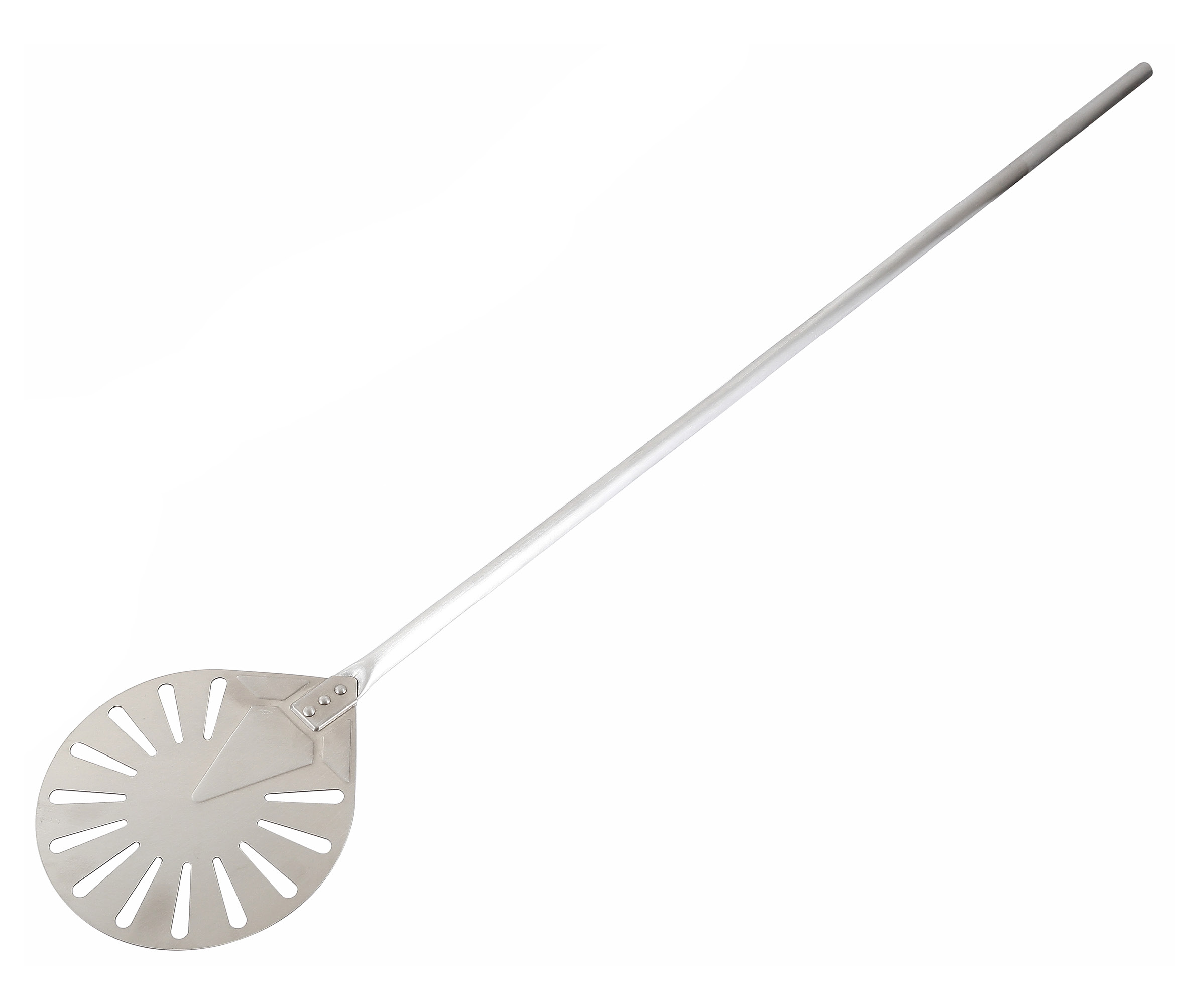 PELLE À PIZZA PERFORÉE EN ACIER INOXYDABLE RONDE 23-120 - Combisteel PELLE À PIZZA PERFORÉE EN ACIER INOXYDABLE RONDE 23-120 - Combisteel – Image 1