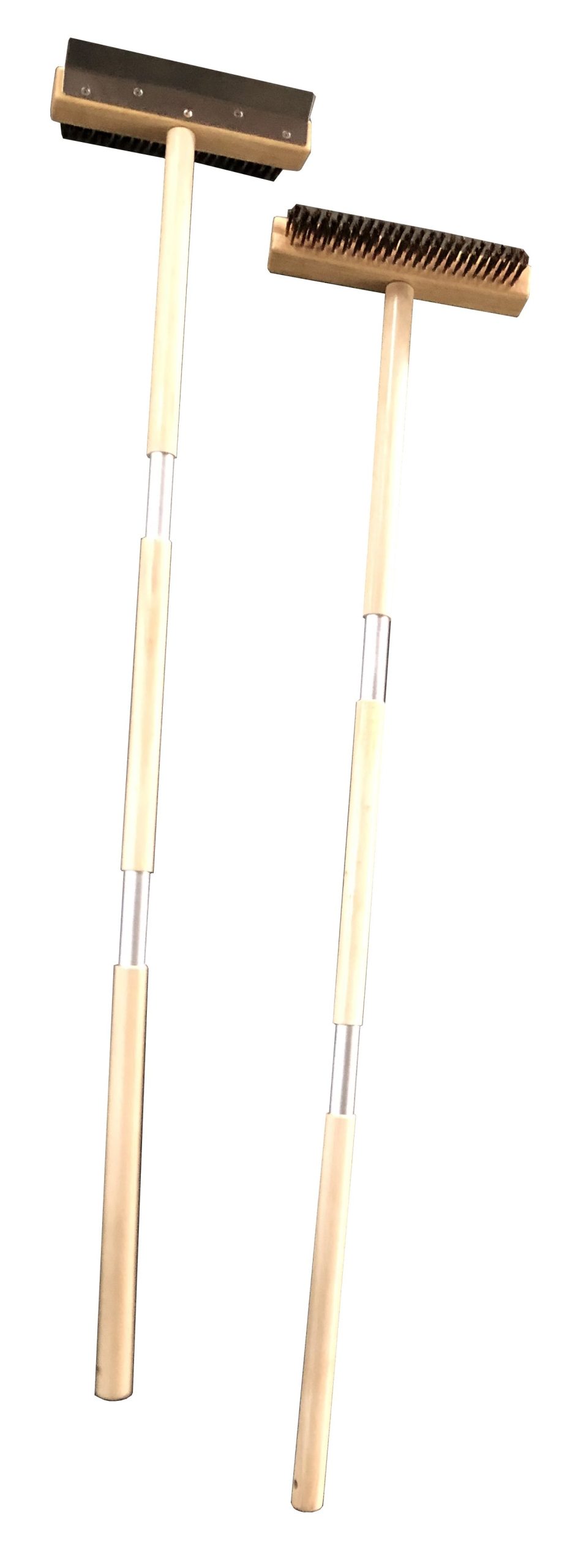 BROSSE À PIZZA AVEC GRATTOIR POIGNÉE EN BOIS 25-120 - Combisteel BROSSE À PIZZA AVEC GRATTOIR POIGNÉE EN BOIS 25-120 - Combisteel – Image 1