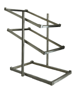 CORBEILLE À PAIN ÉTAGÈRE 3 HAUT MODÈLE ETRIER INCL. PANIERS - Combisteel – Image 4