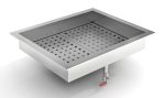BAC À GLACE PILÉE INTÉGRÉ 2/1 GN - Combisteel