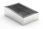 BAC À GLACE PILÉE INCLINÉ 1/1 GN AISI 304 VIDANGE CÔTÉ FONCTIONNEMENT - Combisteel