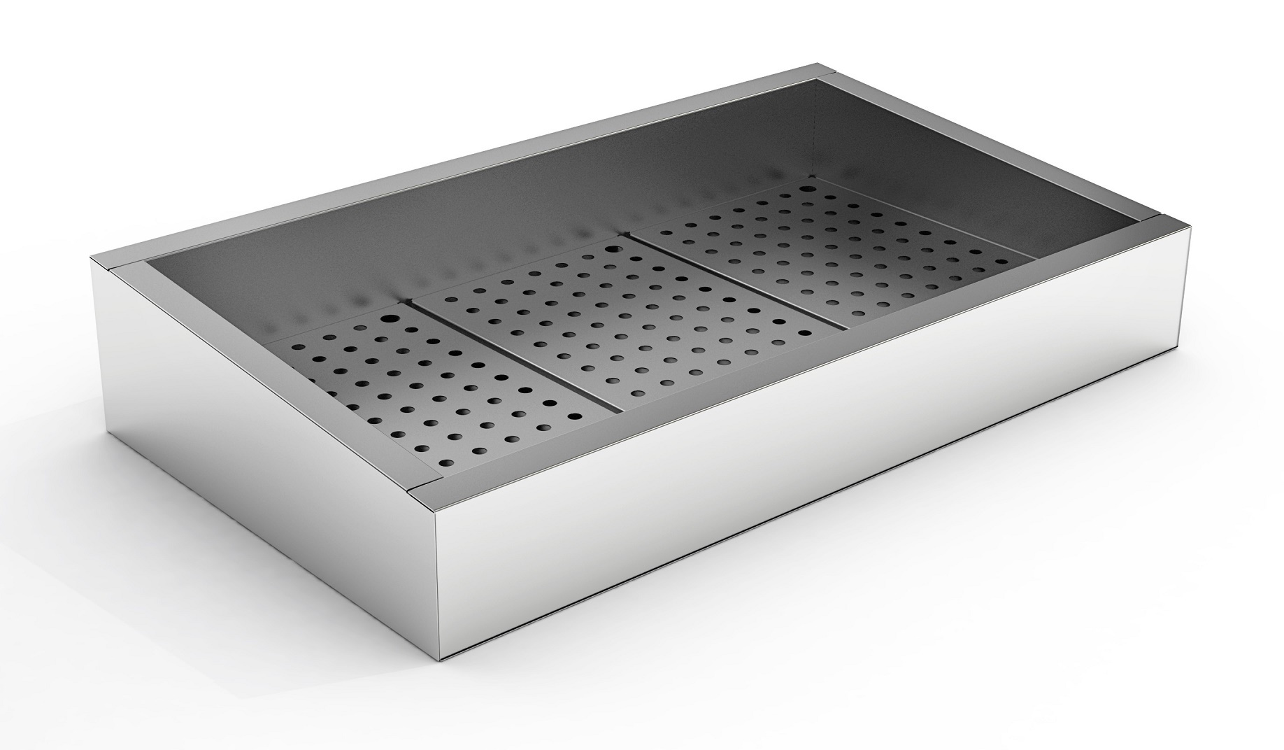 BAC À GLACE PILÉE INCLINÉ 3/1 GN AISI 304 VIDANGE CÔTÉ FONCTIONNEMENT - Combisteel BAC À GLACE PILÉE INCLINÉ 3/1 GN AISI 304 VIDANGE CÔTÉ FONCTIONNEMENT - Combisteel – Image 1