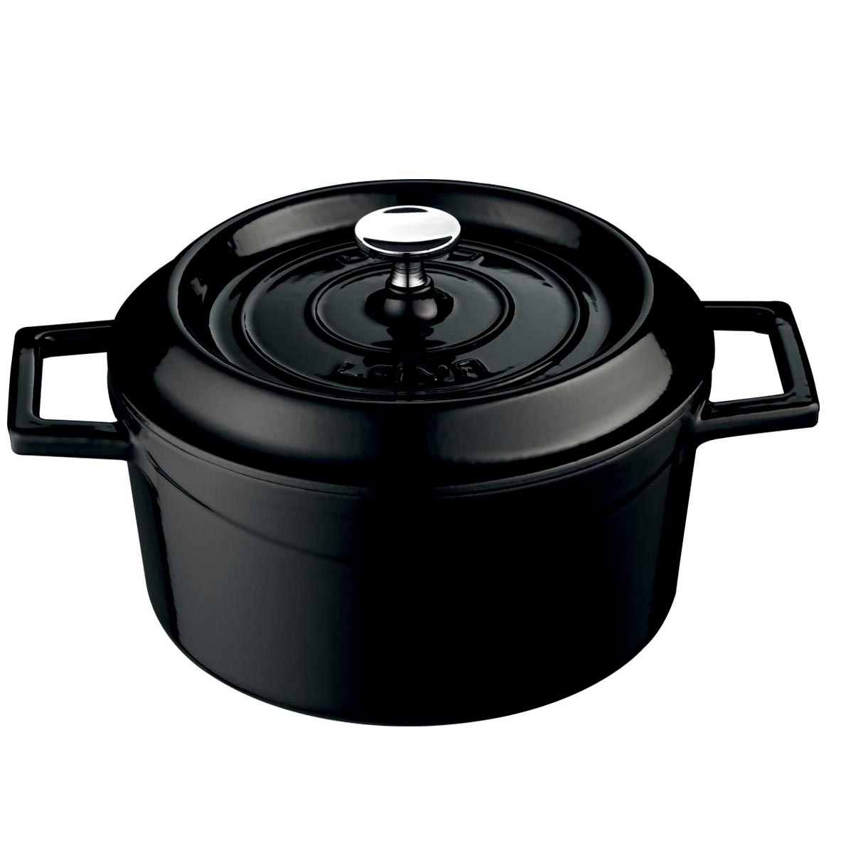 LAVA POÊLE À FRIRE EN FONTE Ø32 NOIR - Combisteel LAVA POÊLE À FRIRE EN FONTE Ø32 NOIR - Combisteel – Image 1