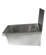 ÉVIER INOX 1 ROBINET 600MM BOUCHON DE VIDANGE ET COUVERCLE ANTI-ÉCLABOUSSURES INCLUS, À L'EXCLUSION DU ROBINET - Combisteel – Image 3