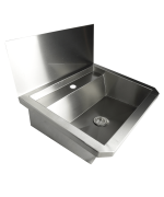 ÉVIER INOX 1 ROBINET 600MM BOUCHON DE VIDANGE ET COUVERCLE ANTI-ÉCLABOUSSURES INCLUS, À L'EXCLUSION DU ROBINET - Combisteel – Image 6