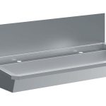 ÉVIER INOX 2 ROBINETS 1200MM BOUCHON DE VIDANGE ET COUVERCLE ANTI-ÉCLABOUSSURES INCLUS, À L'EXCLUSION DU ROBINETS - Combisteel
