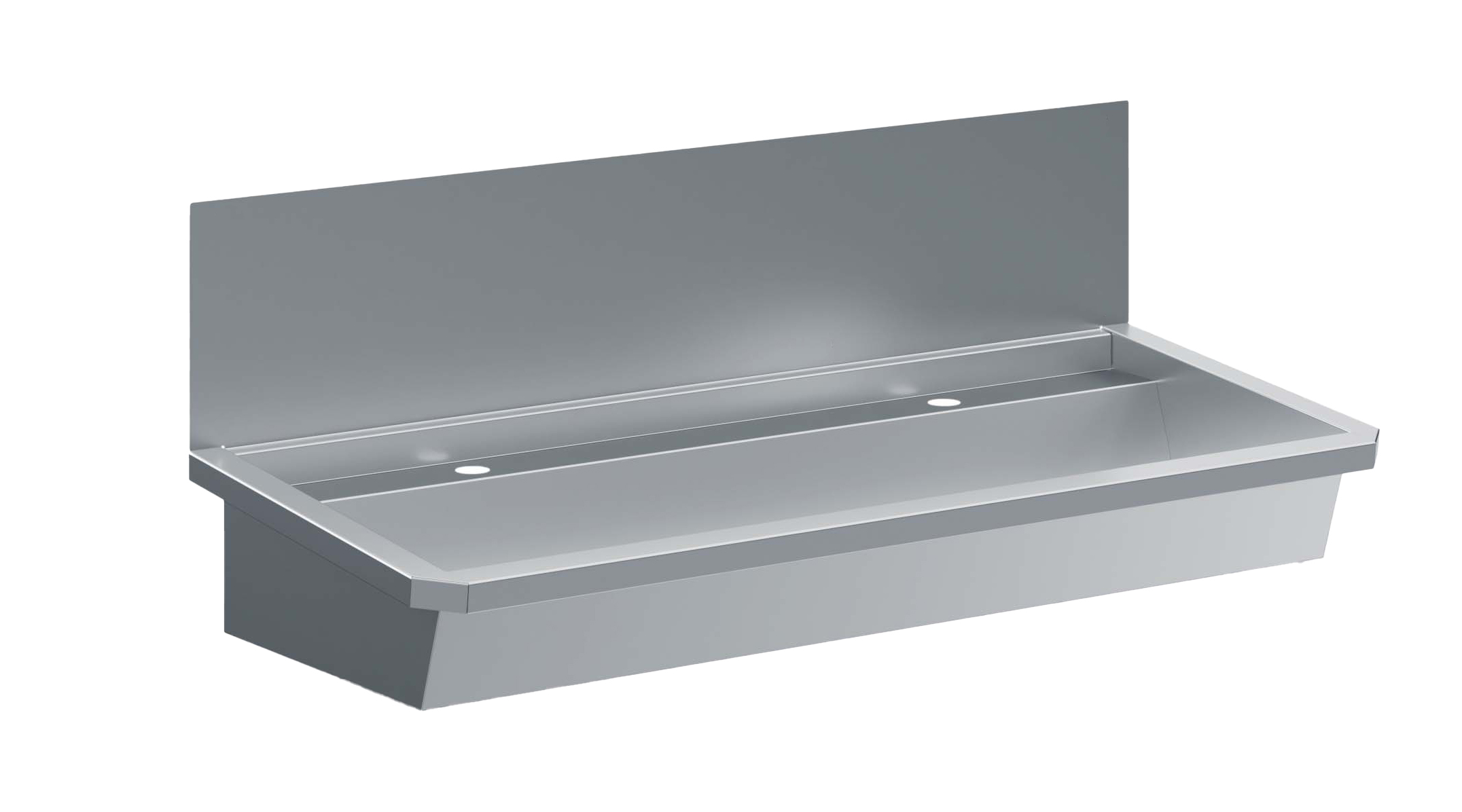 ÉVIER INOX 2 ROBINETS 1200MM BOUCHON DE VIDANGE ET COUVERCLE ANTI-ÉCLABOUSSURES INCLUS, À L'EXCLUSION DU ROBINETS - Combisteel ÉVIER INOX 2 ROBINETS 1200MM BOUCHON DE VIDANGE ET COUVERCLE ANTI-ÉCLABOUSSURES INCLUS, À L'EXCLUSION DU ROBINETS - Combisteel – Image 1