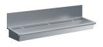 ÉVIER INOX 3 ROBINETS 1800MM BOUCHON DE VIDANGE ET COUVERCLE ANTI-ÉCLABOUSSURES INCLUS, À L'EXCLUSION DU ROBINETS - Combisteel
