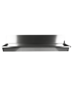 ÉVIER INOX 3 ROBINETS 1800MM BOUCHON DE VIDANGE ET COUVERCLE ANTI-ÉCLABOUSSURES INCLUS, À L'EXCLUSION DU ROBINETS - Combisteel – Image 2