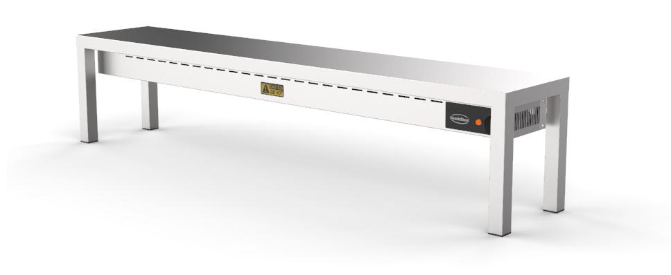 ÉTAGÈRE CHAUFFANTE EN CÉRAMIQUE 1 NIVEAUX 1800 5 HEATERS OF 250W - Combisteel ÉTAGÈRE CHAUFFANTE EN CÉRAMIQUE 1 NIVEAUX 1800 5 HEATERS OF 250W - Combisteel – Image 1