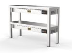 ÉTAGÈRE CHAUFFANTE EN CÉRAMIQUE 2 NIVEAUX 1000 6 HEATERS OF 250W - Combisteel