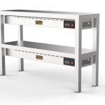 ÉTAGÈRE CHAUFFANTE EN CÉRAMIQUE 2 NIVEAUX 1200 6 HEATERS OF 250W - Combisteel