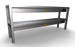 ÉTAGÈRE CHAUFFANTE EN CÉRAMIQUE 2 NIVEAUX 1600 8 HEATERS OF 250W - Combisteel – Image 2