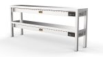 ÉTAGÈRE CHAUFFANTE EN CÉRAMIQUE 2 NIVEAUX 1600 8 HEATERS OF 250W - Combisteel