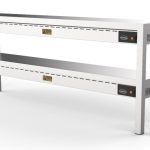 ÉTAGÈRE CHAUFFANTE EN CÉRAMIQUE 2 NIVEAUX 1800 10 HEATERS OF 250W - Combisteel