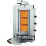 GYROS GRILL DE GAZ MOTEUR AU-DESSUS 3 ZONES DE CHAUFFAGE - Combisteel
