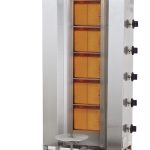 GYROS GRILL DE GAZ MOTEUR AU-DESSUS 5 ZONES DE CHAUFFAGE - Combisteel