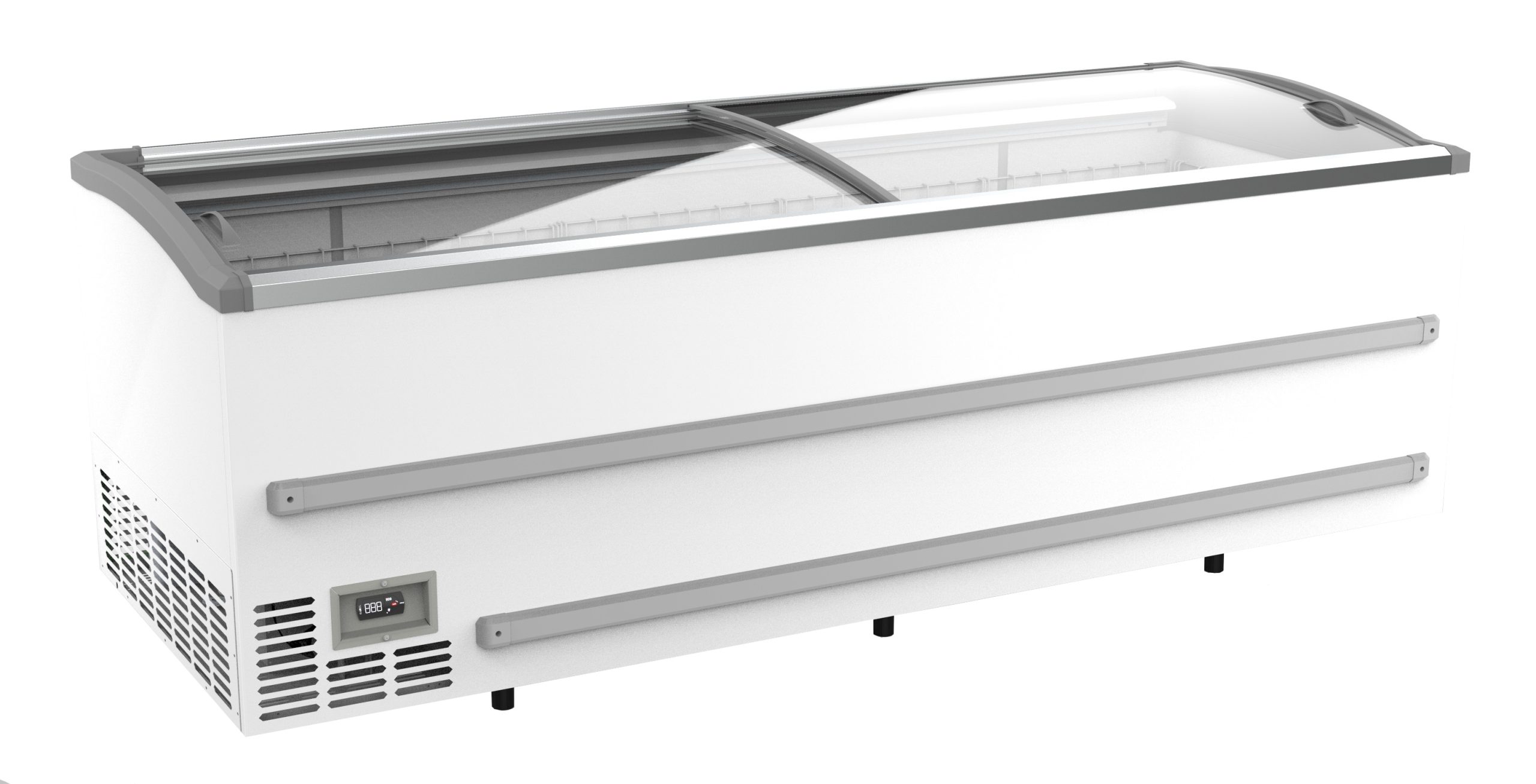 CONGÉLATEUR BAHUT POUR SUPERMARCHÉ BLANC 2500 DÉGIVRAGE MANUEL *TRANSPORT SUR DEMANDE* - Combisteel CONGÉLATEUR BAHUT POUR SUPERMARCHÉ BLANC 2500 DÉGIVRAGE MANUEL *TRANSPORT SUR DEMANDE* - Combisteel – Image 1