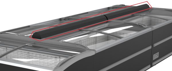 CONGÉLATEUR BAHUT CONNEXION NOIR 1880 POUR 7072.0100 - Combisteel