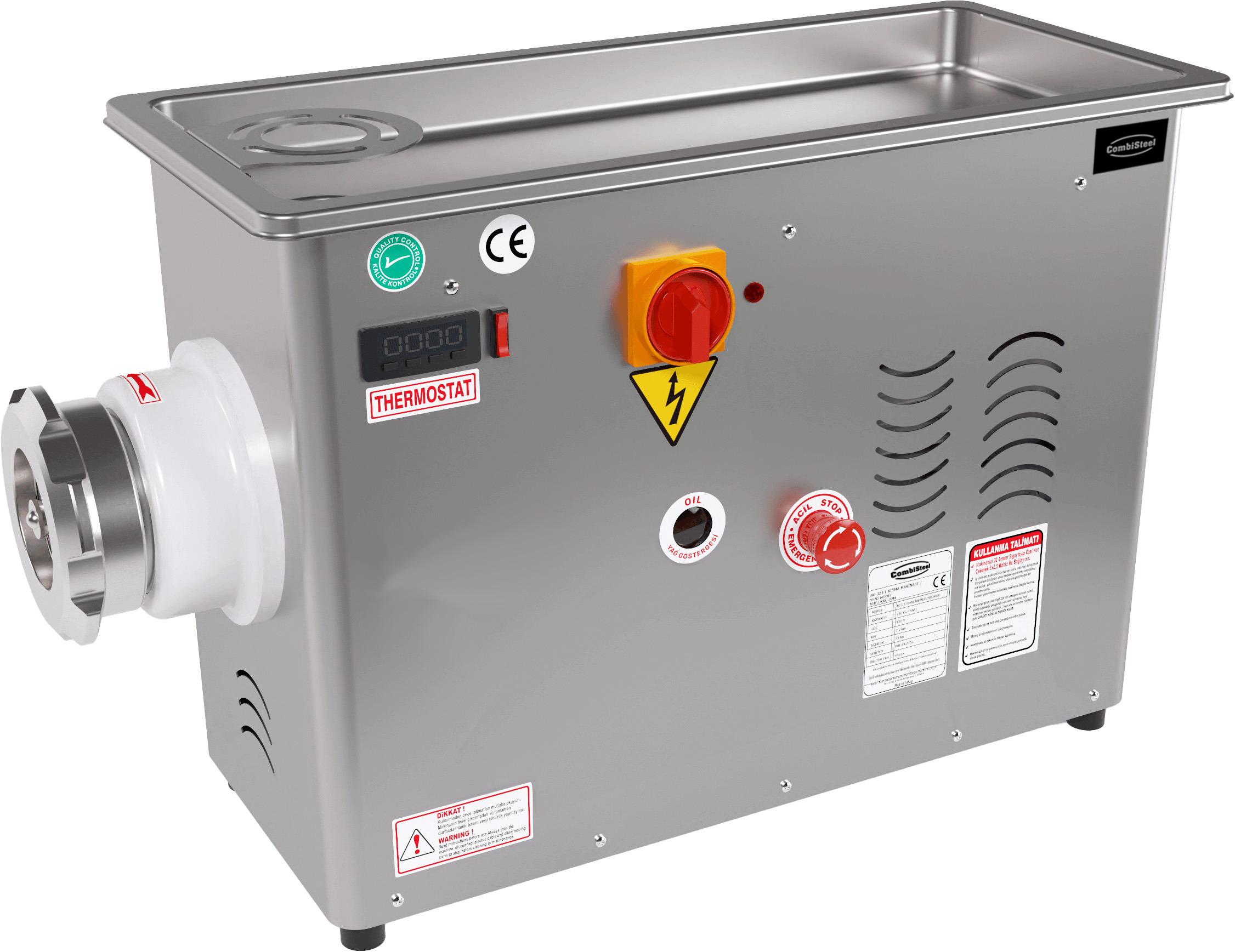 HACHOIR 32 - 750KG/H 230V - AVEC TÊTE FIXE RÉFRIGÉRÉE - Combisteel HACHOIR 32 - 750KG/H 230V - AVEC TÊTE FIXE RÉFRIGÉRÉE - Combisteel – Image 1