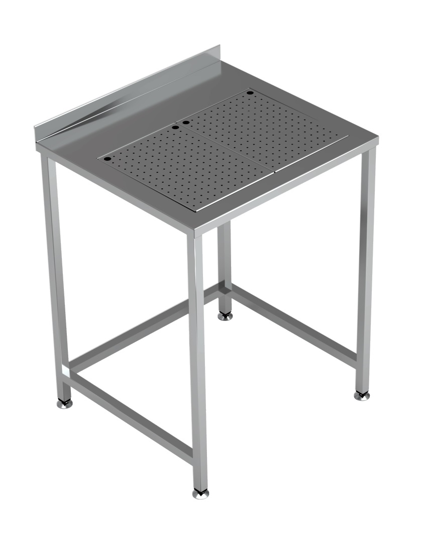 PLAN DE TRAVAIL AVEC BAC D'ÉGOUTTAGE INTÉGRÉ 700X650 - Combisteel PLAN DE TRAVAIL AVEC BAC D'ÉGOUTTAGE INTÉGRÉ 700X650 - Combisteel – Image 1