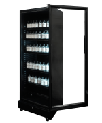 RÉFRIGÉRATEUR 1 PORTE EN VERRE NOIR SVE-450 BL - Combisteel – Image 2