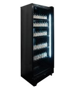 RÉFRIGÉRATEUR 1 PORTE EN VERRE NOIR SVE-450 BL - Combisteel – Image 4